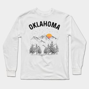 Oklahoma State Vintage Retro Long Sleeve T-Shirt